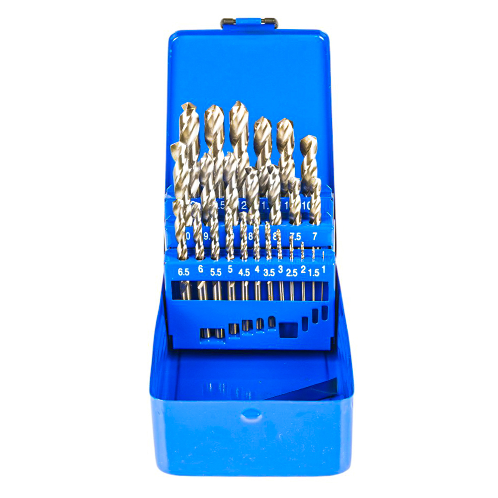 Set Brocas HSS 4341 Hemic 25pcs 1-13mm