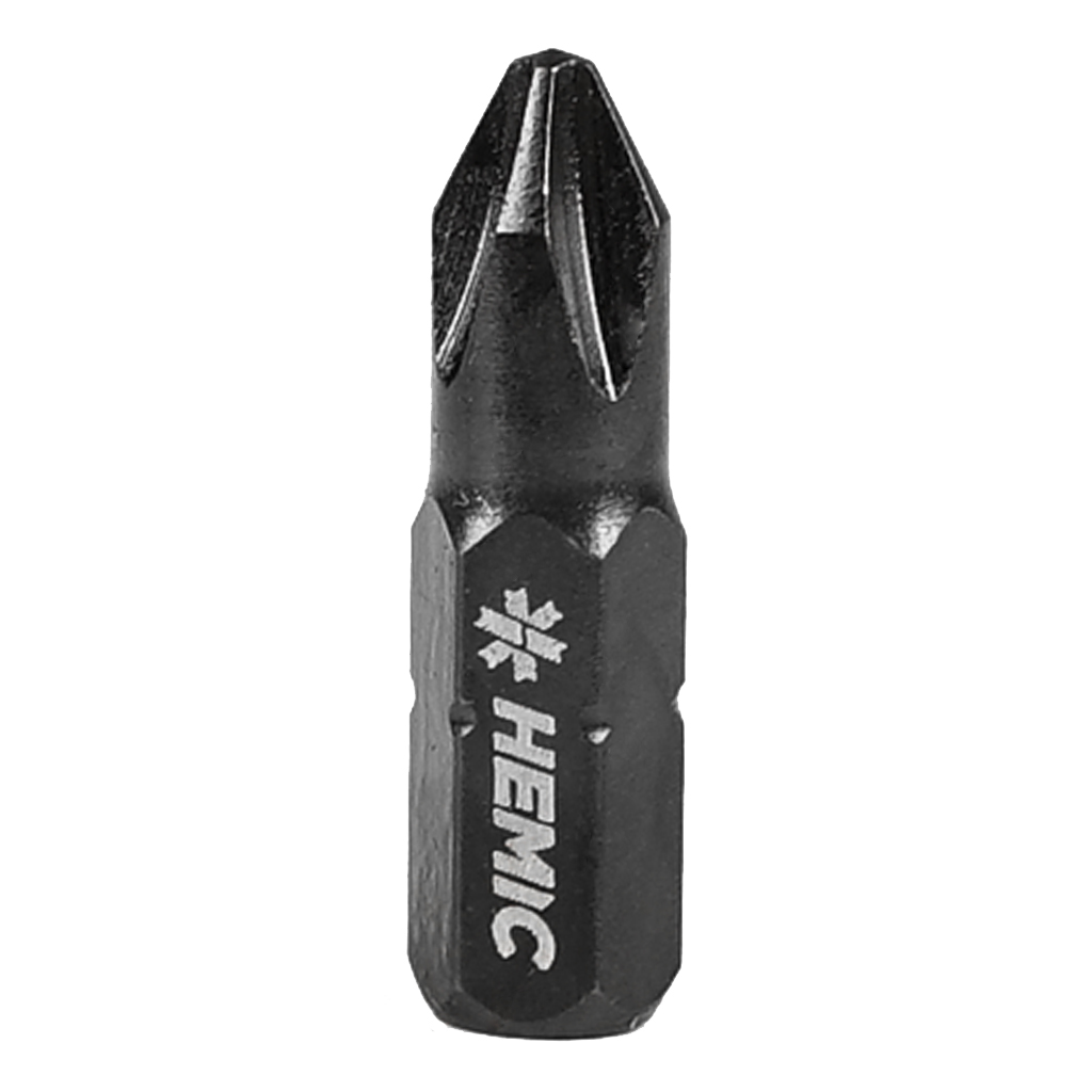 Punta Pozidriv Hemic PZ2 25mm Toma Hex 1/4