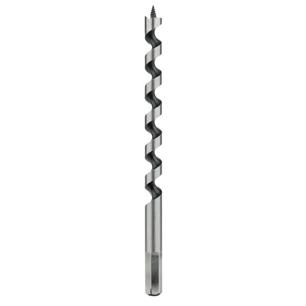 Broca espiral para madera tipo Lewis 34x600mm, Toma Hex.11mm