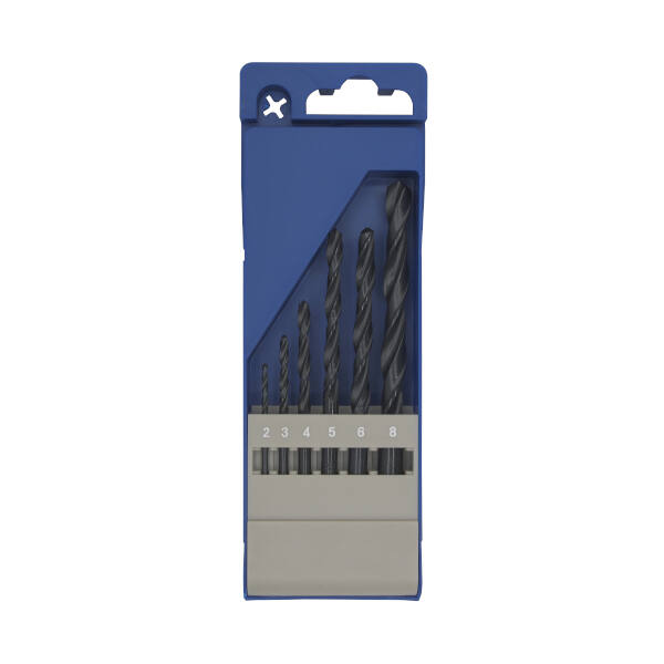 Juego  6 brocas HSS laminadas FAI-TU Ø 2-3-4-5-6-8