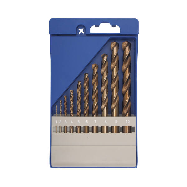 Juego 10 brocas HSS Cobalto 5% DIN338 Ø 1-10x1mm