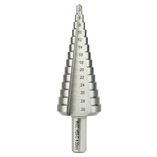 Broca escalonada HSS 4-12mm 5 pasos