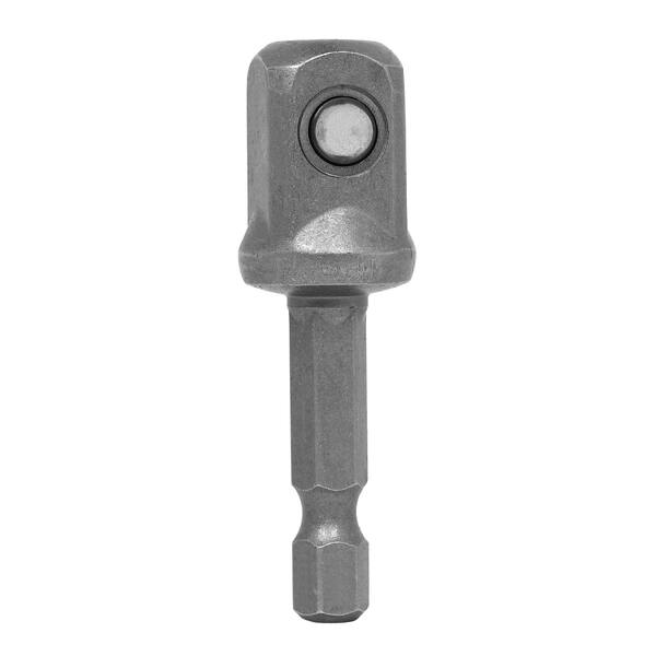 Adaptador Llave de Vaso - Toma Hex. 1/4- Encastre 3/8 largo 50mm