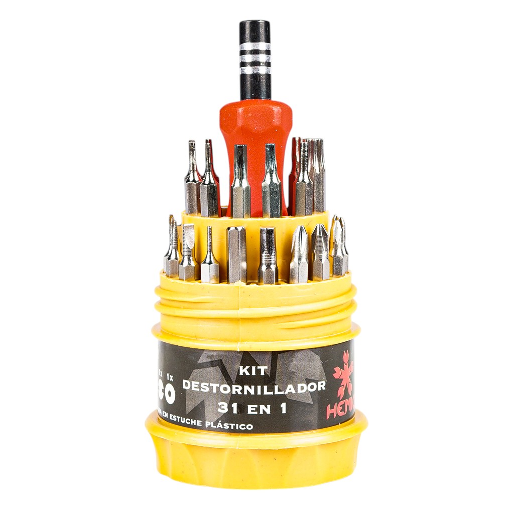 Set 31 Puntas + Portapuntas 1/8 Hemic