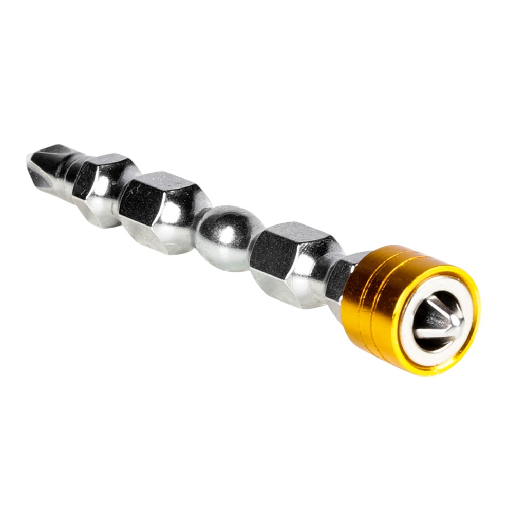 HEMIC Punta Doble Phillips PH2 Imán Premium 65mm Toma Hex 1/4