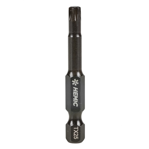 [8834T2050] HEMIC Punta TORX TX20 largo 50mm Toma Hex 1/4